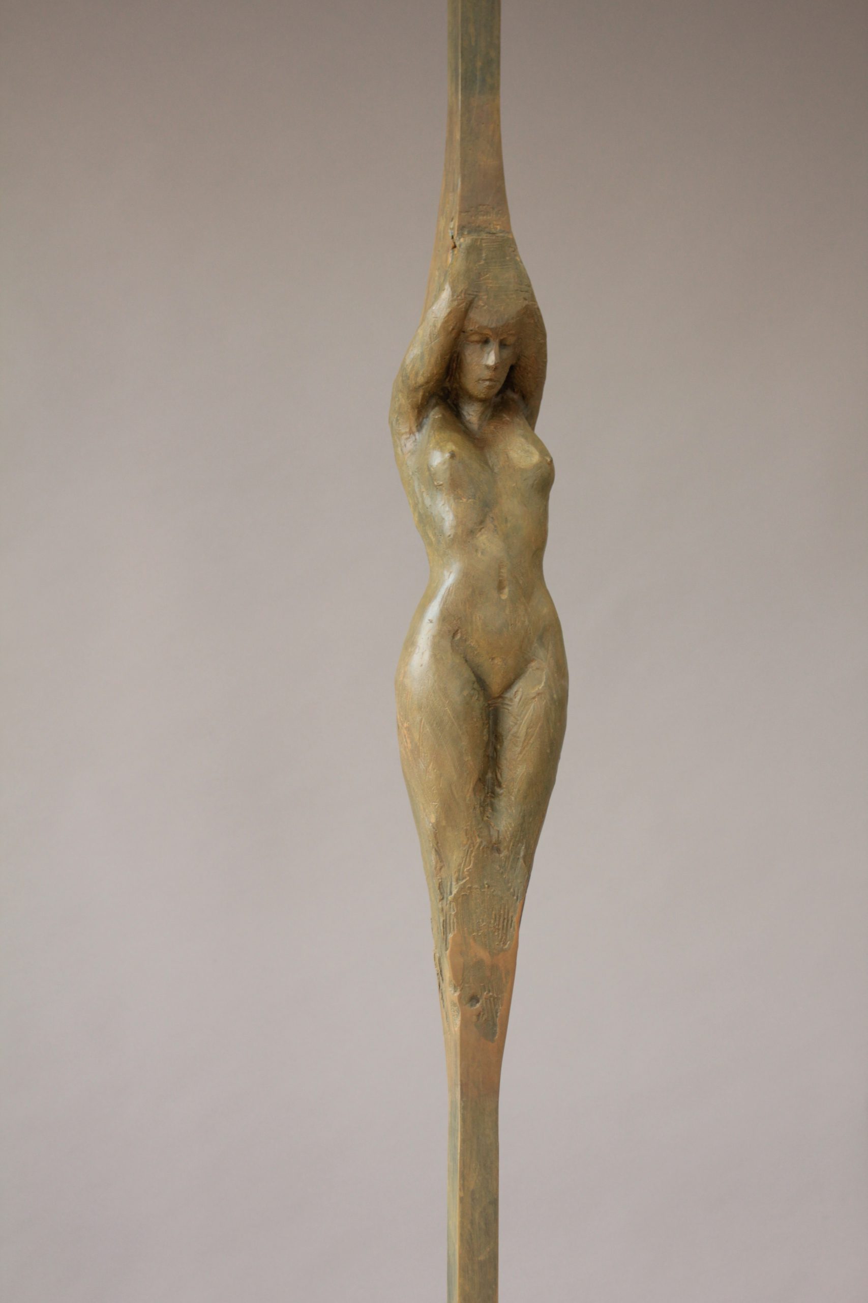 "Cariátide" | 196x011x009 cm | Bronze