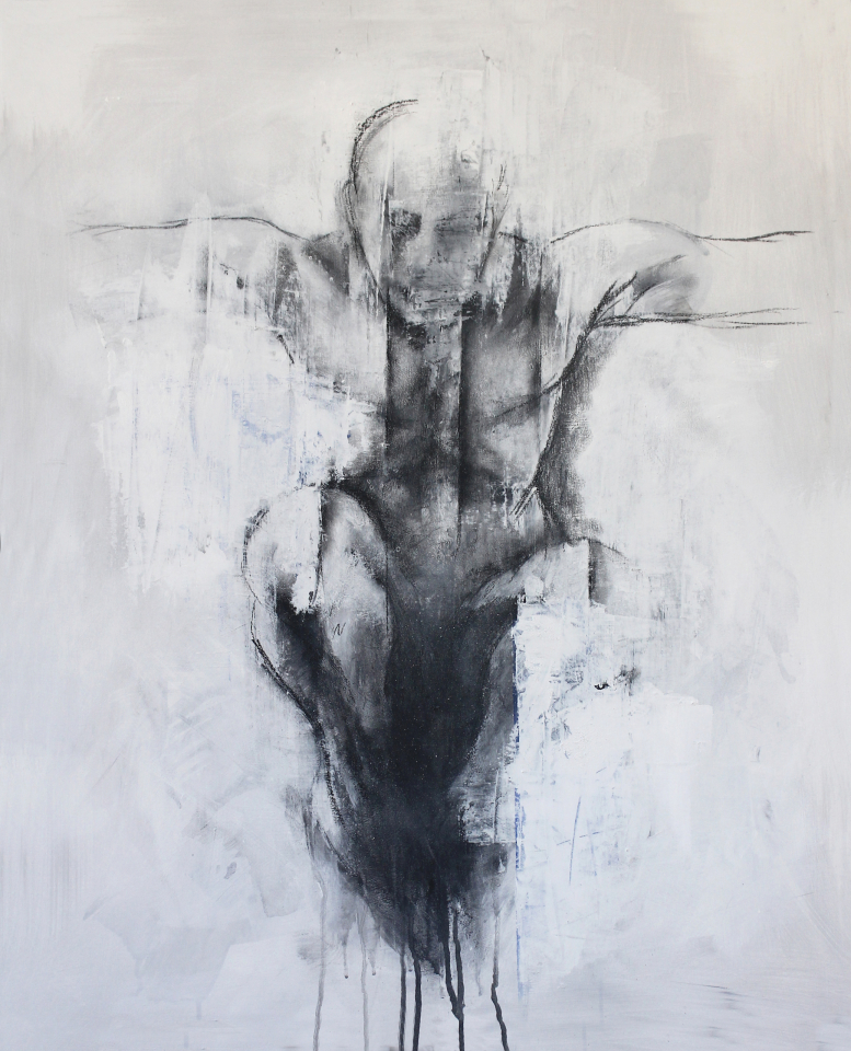 "Untitled" | 100x080 cm | Graphite, charcoal and acrylic
