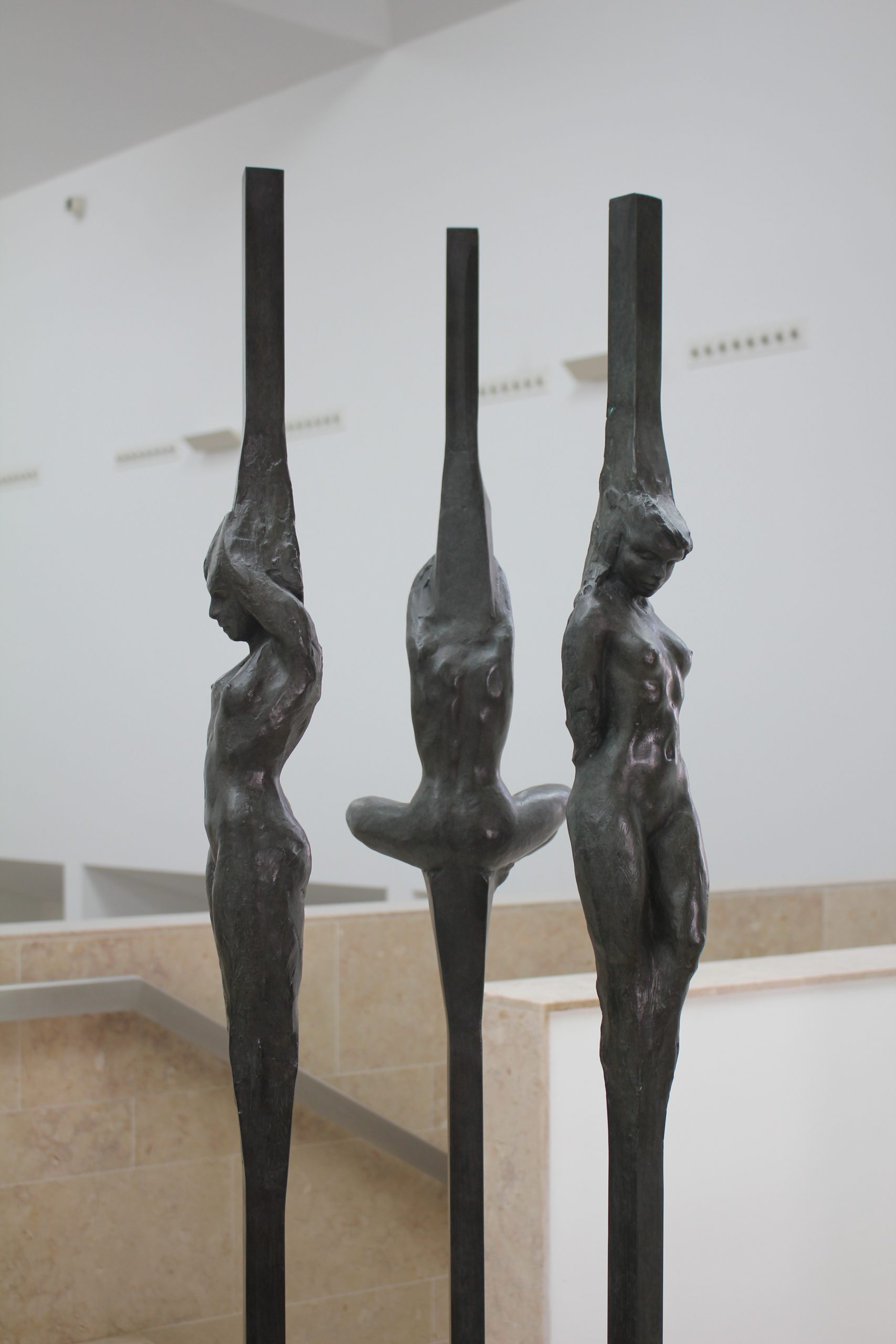 "Cariátides" | Altura 195 cm | Bronze