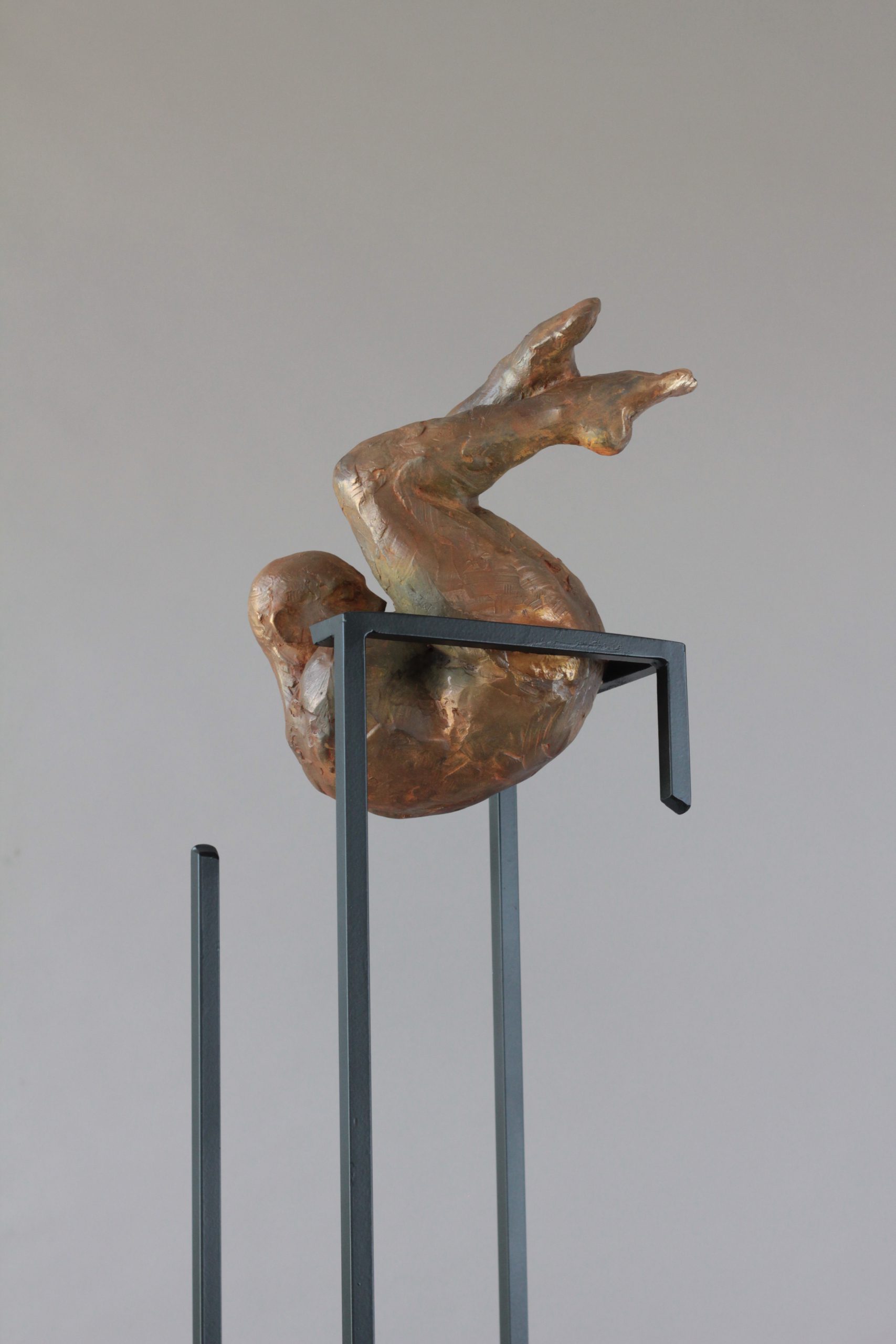"Origem" | 85x25x25 cm | Bronze/Ferro